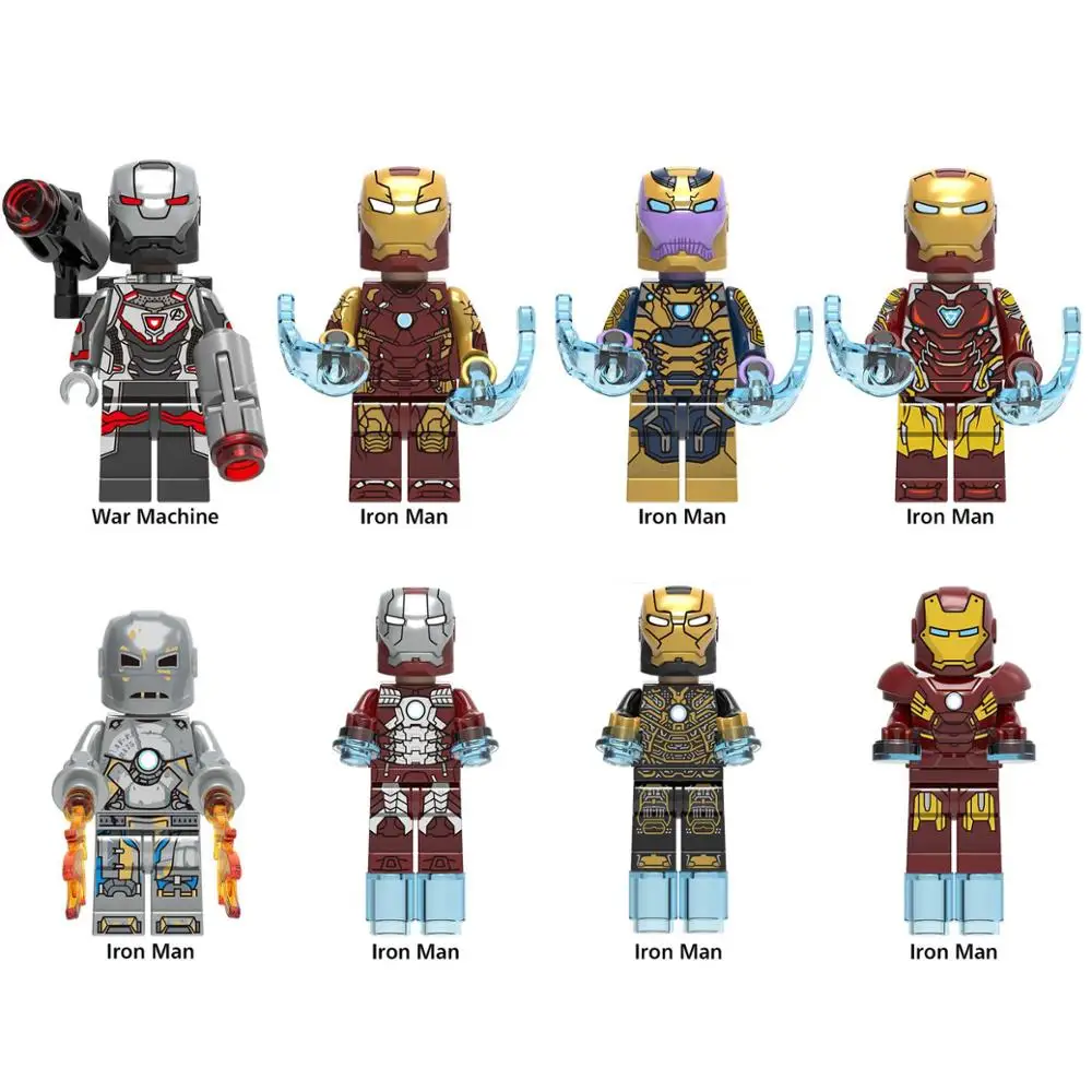 Marvel Мстители 4 Супер Герои Legoings конечная игра Железный человек Капитан Америка