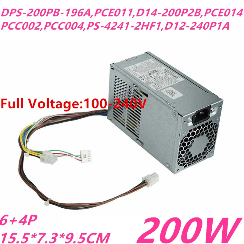 Новый блок питания для HP 400 600 800G1 G2 6Pin 200W Питание DPS 200PB 196A PCE011 PS 4201 1HA 1HB 2HF 4241 2HF1|Блоки