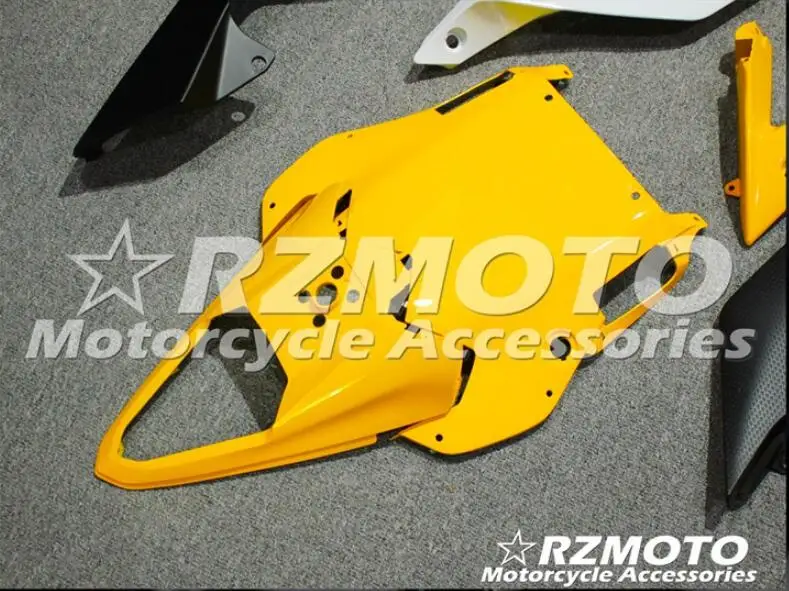 Набор впрыскивателей Мотоцикл Обтекатели Fit для YAMAHA YZF-R6-600 2008- 08-16 обтекателя Кузов Набор изготовленный на заказ желтого и черного цвета