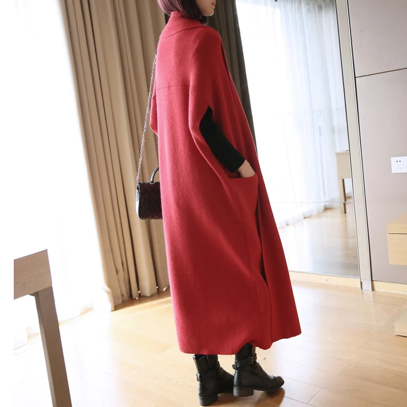 Новинка 2020 женский весенне-осенний вязаный кардиган Карманный свитер без