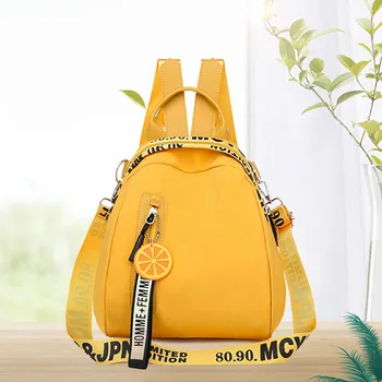 

Hot Women Mini Backpack Casual Letter Multi-function School Bag Travel Backpack Female School Bag for Teenage Girl Shoulder Bags