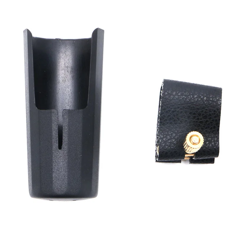 Artificial Leather E flat Clarinet Mouthpiece Ligature Clarinet Saxophones Cap Q6PB