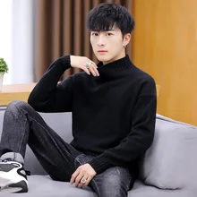 ^^Best Offers Fashion Casual Clothes Loose Sweaters 2019 Pullover Men Solid White Grey Black Purple Turtleneck Sweater Pullovers Thick Cotton ^^Best Offers Fashion Casual Clothes Loose Sweaters 2019 Pullover Men Solid White Grey Black Purple Turtleneck Sweater Pullovers Thick Cotton