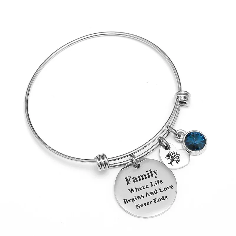 Женские регулируемые буквы круглые браслеты из нержавеющей стали спасибо