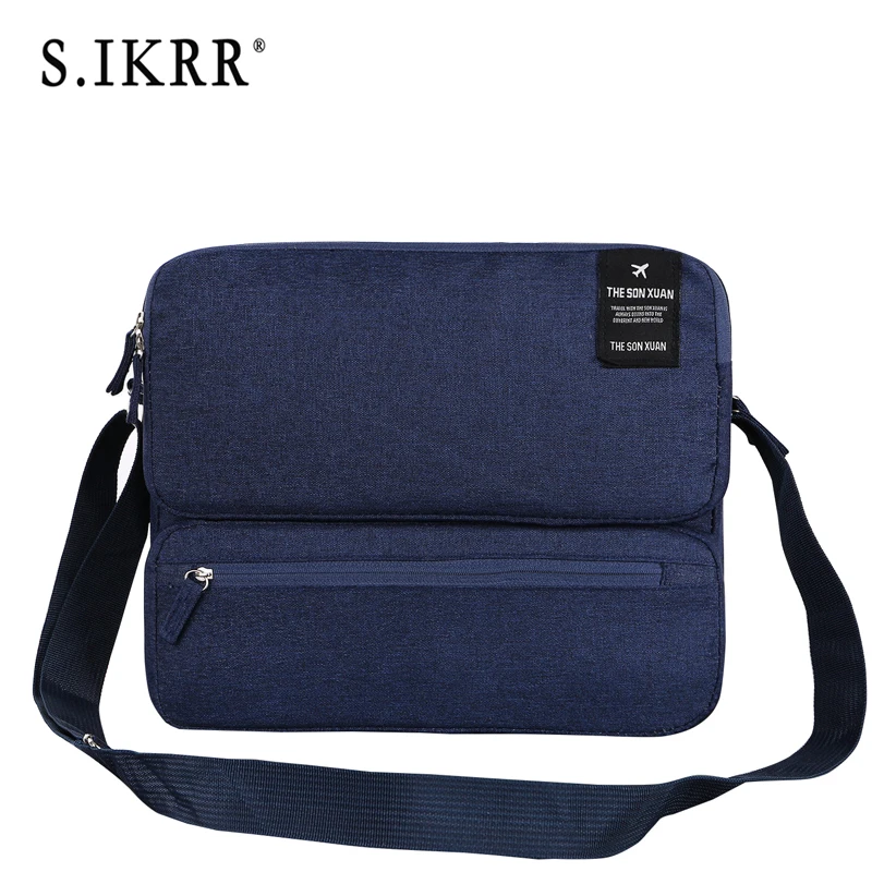 Navy blue S.IKRR деловая Дорожная сумка унисекс, водонепроницаемая нейлоновая сумка для багажа, многофункциональная сумка через плечо, сумки для путешествий - Цвет: Navy blue