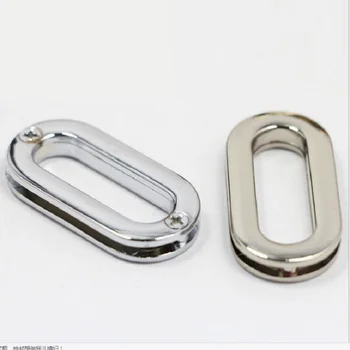 

50pcs/lot handbags luggage hardware accessories high-end chain ring inner diameter 30*9mm oval eyelet button