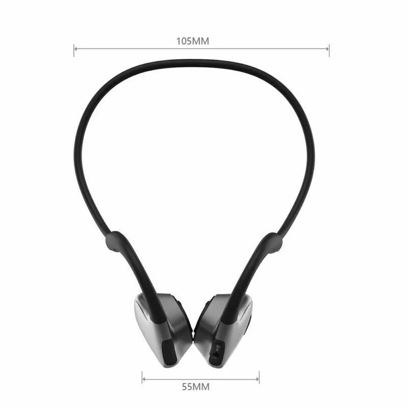 R9 костной проводимости Bluetooth наушники V5.0 гарнитуры Беспроводные спортивные наушники громкой связи беспроводные наушники для мобильного телефона