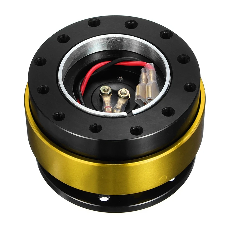 Universal Steering Wheel Quick Release Hub Adapter Off Boss Kit Aluminum Alloy Random Color