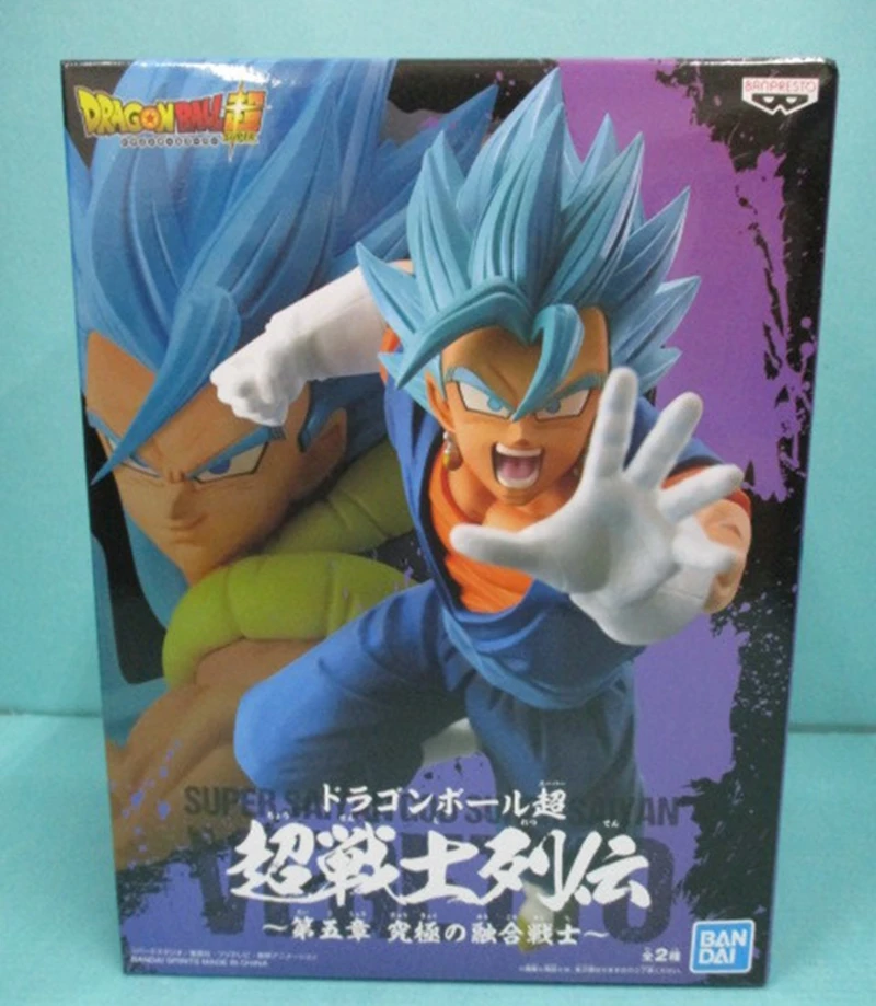 WSTXBD оригинальный Дракон DBZ CHOSENSHIRETSUDEN God Blue Vegetto фигурка игрушки Фигурки