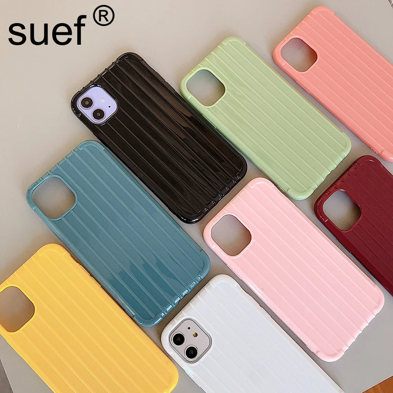 Ярких цветов однотонный Чехол для мобильного телефона iPhone 6 6s 7 8 плюс XS Max X XR 11 Pro