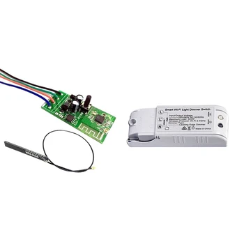 

1pcs WiFi Smart Light Dimmer Switch Wireless Module & 1pcs 12V WiFi Smart Switch Electronic Lock Door