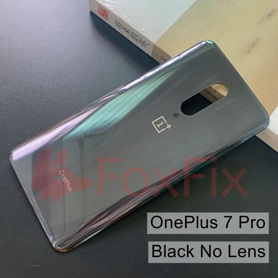 OnePlus 7 Pro Крышка батарейного отсека задняя дверь корпус OnePlus 7 Задняя стеклянная панель OnePlus 7 Pro Батарейная дверь с клейкой лентой