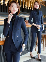 Novo vestido formal feminino moda temperamento high end terno roupas de trabalho