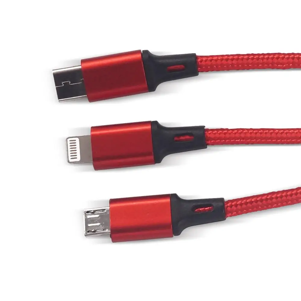 Cioswi USB кабель подарок для i Phone 8 7 6 зарядный кабель зарядное устройство 3 в 1 Micro USB кабель для Android USB TypeC кабели для мобильных телефонов