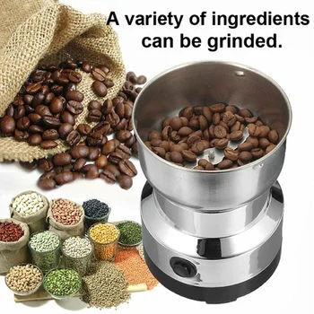 

Coffee Grinder Stainless Electric Herbs/Spices/Nuts/Grains/Coffee Bean Grinding Multifunctional JDH88