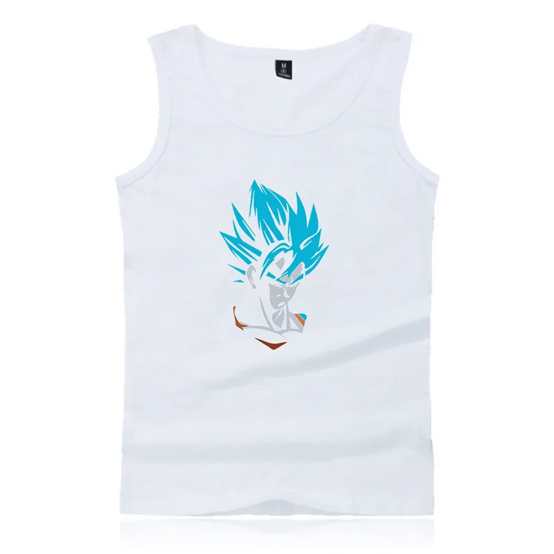 Dragon Ball Z хлопковые безрукавки, летние безрукавки больших размеров, повседневные майки для фитнеса, мужские майки без рукавов для бодибилдинга, 4XL