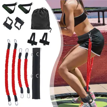 

Fitness Resistance Bands Set for Leg and Arm Exercises Boxing Muay Thai Home Gym Bouncing Strength Training Equipment