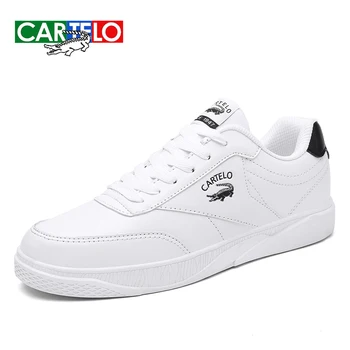 

CARTELO men's shoes casual shoes four seasons new shoes men fashion casual sports flat white shoes men's shoes breathable shoes