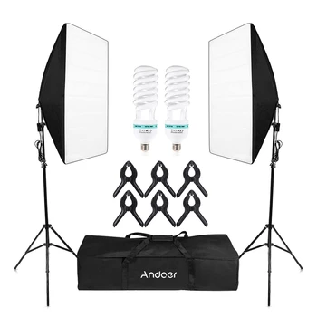 

Andoer Studio Cube Umbrella Softbox photo Light Lighting Tent Kit Photo Video Equipment EU/UK/US Plug Photography Accessories