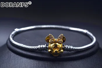 

2020 DORANPS Jewelries Snake Chain moments braclet charm bracelets for women bangles making gifts girls birthday