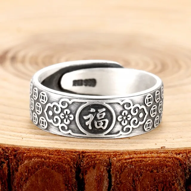 Thai silver luck ring