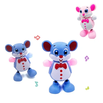 

Mouse Electric Smart Dancing Robot For Children Kids Action Dazzling Music Light Model Lights Music Dance Robot Toys For Kids