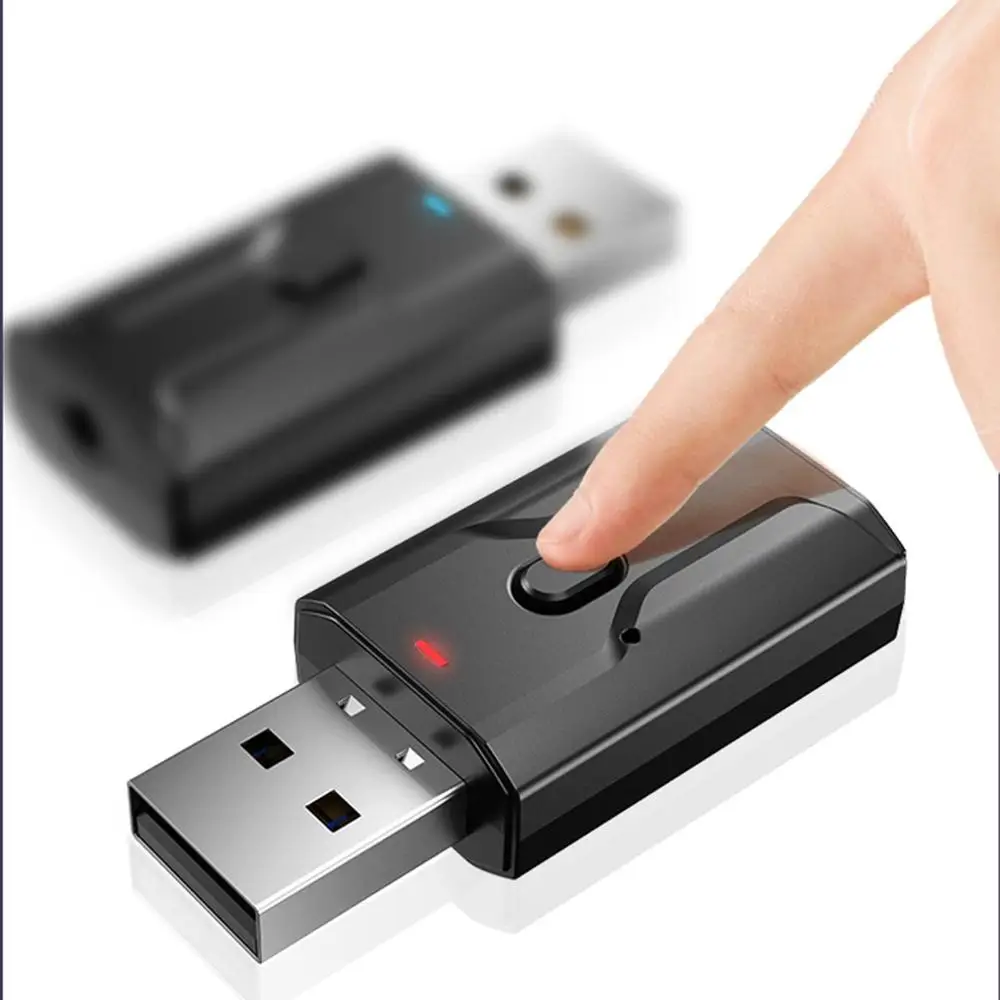 5.0 Bluetooth Adapter USB Wireless Transmitter Receiver Music Audio for PC TV Car Hands-free 3.5mm AUX Adaptador | Электроника