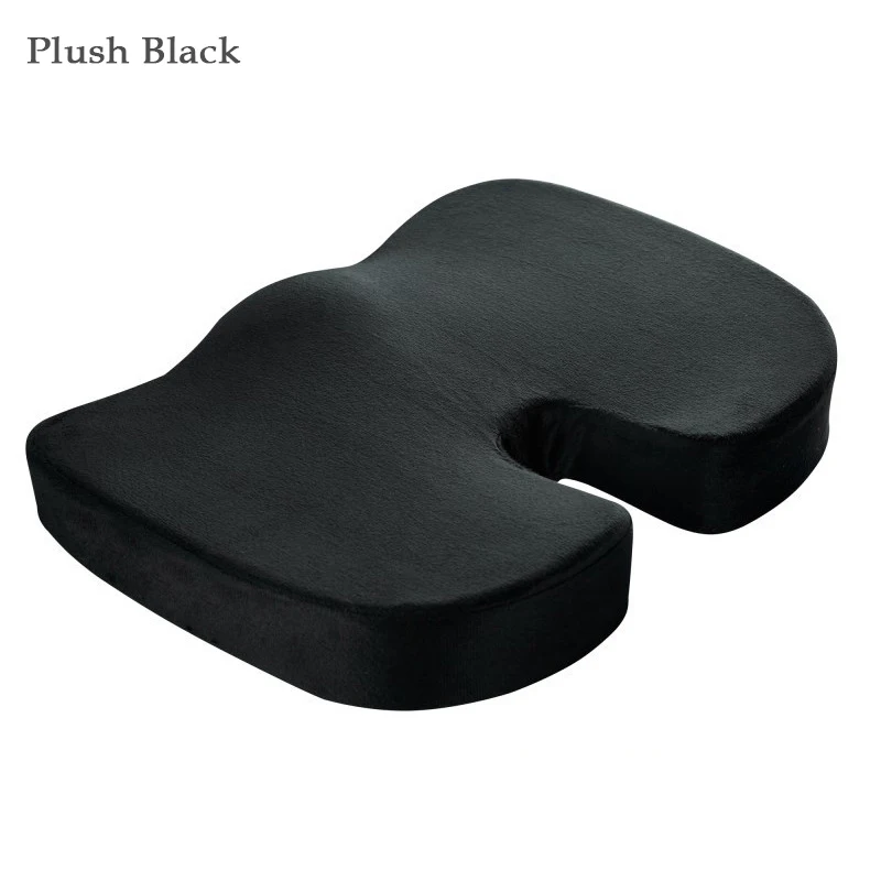 Orthopedics Hemorrhoids Seat Cushion Memory Foam Car Rebound Cushion Office Chair Lumbar Support Pain Relief Breathable Pillow 