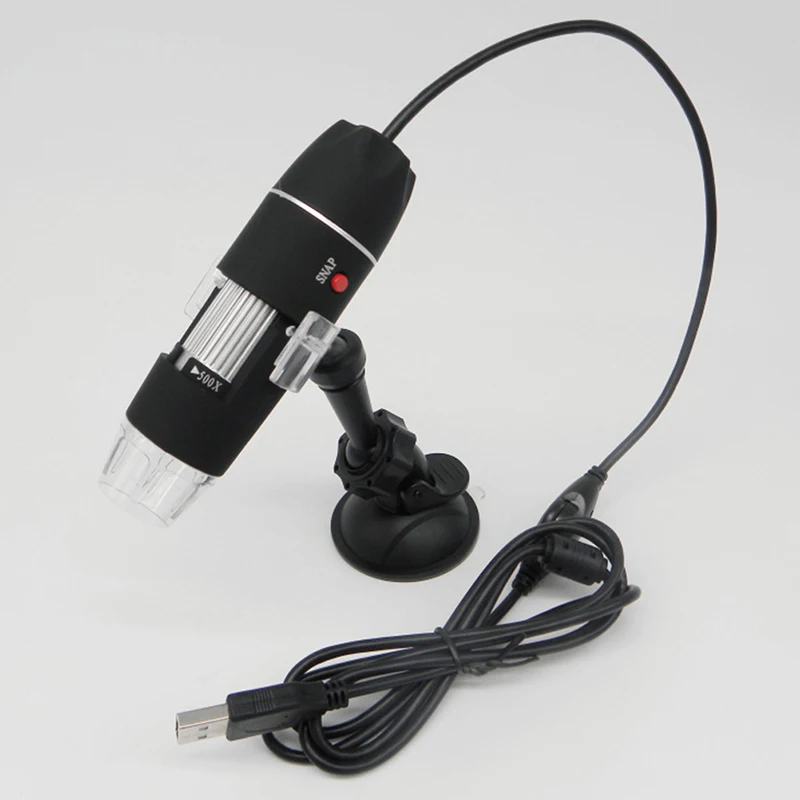1000x Мини цифровой USB микроскоп Лупа эндоскоп видео камера Microscopio подарок для детей