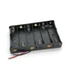 AA Power Bank Case 6 * AA Battery Holder Storage Box 6 Slot AAA Rechargeable Batteries Container 9V ► Photo 2/6