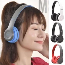 

P47 Bluetooth 5.0 Wireless Headphones Folding Headset for Smart Phone Wireless Bluetooth Headphone Earbud Earphone