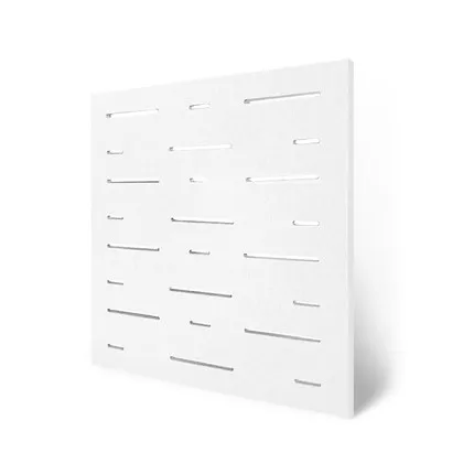 White color B 1 коробка 10 шт звукопоглощающее устройство экологически чистые перфорированные полиэфирные материалы акустические панели акустическая обработка стеновые панели - Цвет: White color B
