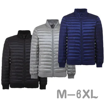 

2019 New Arrive 90% White Duck Down Jacket Men Autumn Winter Light Thin Coats Men Winter Warm Business Casual Jacket