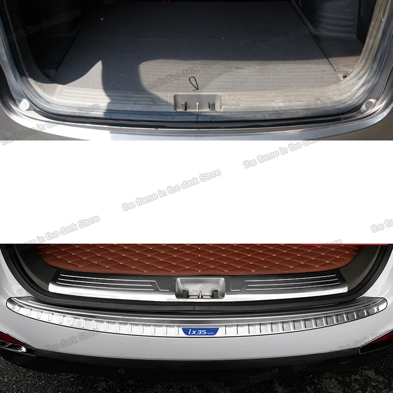 Lsrtw2017 car trunk panel trim cover protector for