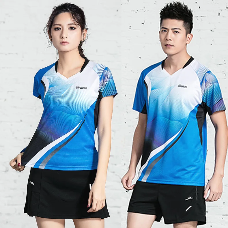 

High-End WOMEN'S Short Sleeve Shirt Tennis Clothes Men And Women Celebrity Style Sports Clothing Game Training Uniforms Customiz