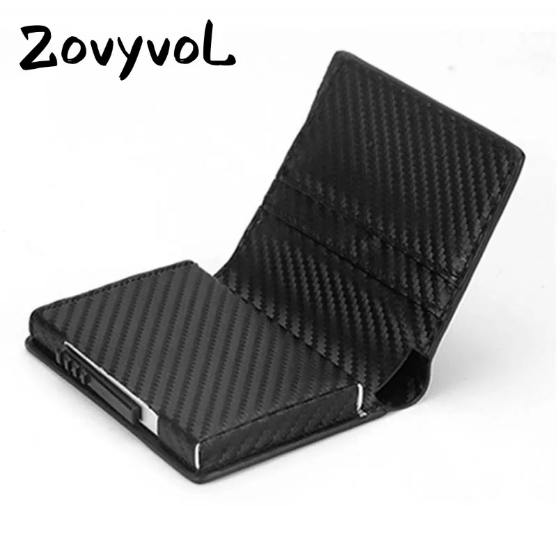 

ZOVYVOL 2020 New RFID Protector Slim Credit Card Holder Wallet Aluminium Men Women Metal Wallet for Business Card Package