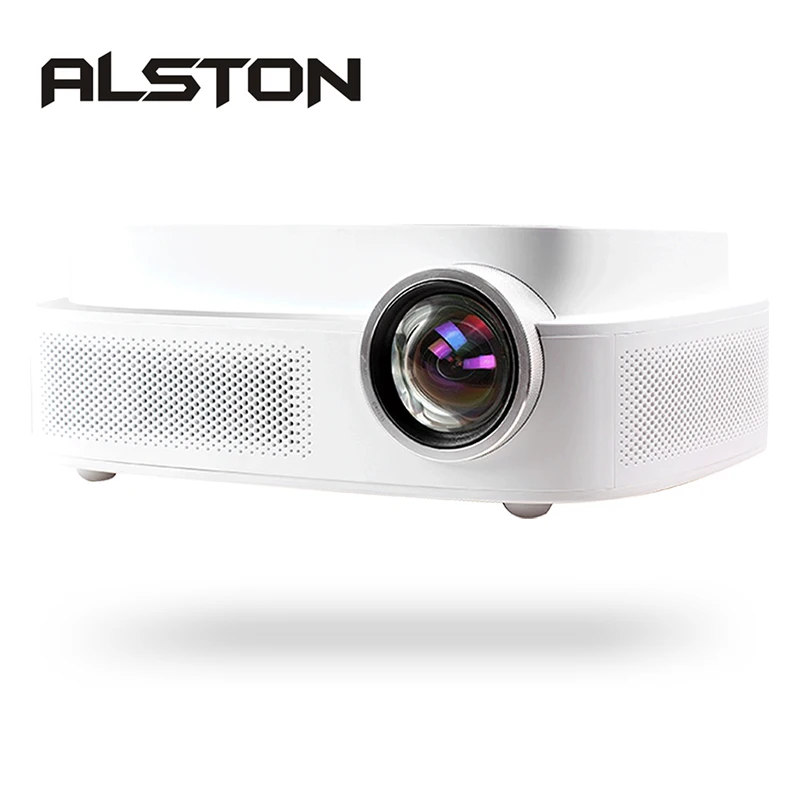 ALSTON Q7 full hd светодиодный проектор 4k HDMI USB AV 1080p Портативный кинопроектор