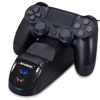 

Dual Game Controller Charger Stand Fast Charging Dock Station for PS4 Controller Charger Dock Base for Playstation 4 PS4 Gamepad