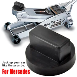 Adaptateur de pointe de cric en caoutchouc, pour Mercedes Benz A B C CLA CLC CLK CLS E GL GLA G M S SLK classe W246 C204 S203 S204 W210 