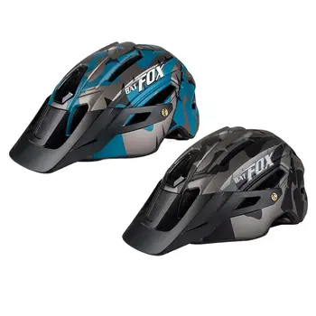 

Mountain Bike Helmet All-in-one Safety Helmet Cycling Head Protective Cover with Warning Light for Adult Men Women Youth Teen