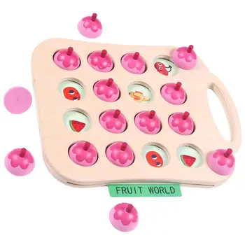 

1PC Memory Chess Toy Matching Game Toy Interactive Prop Early Learning Toy Edcational Supply for Kid Random Color