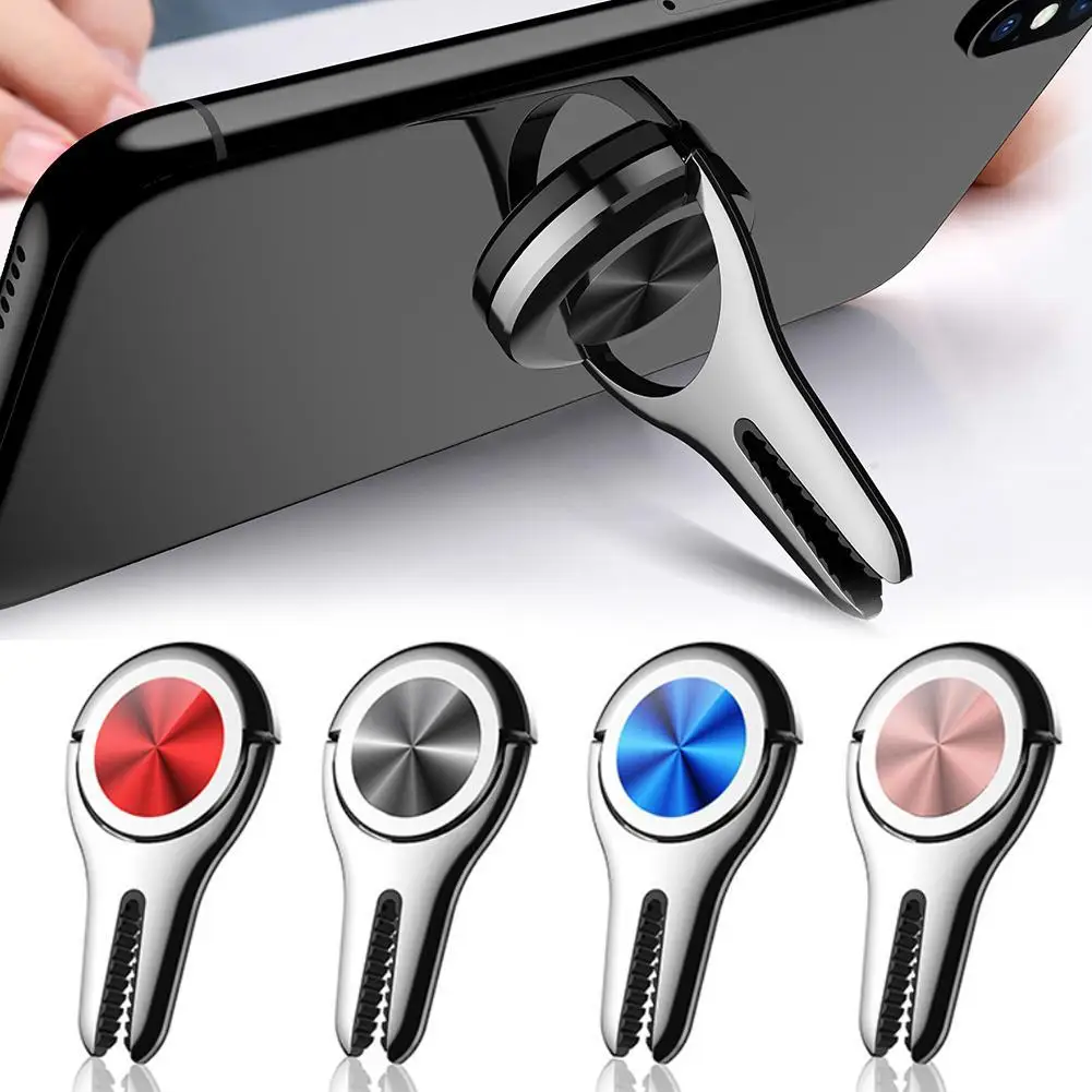 1Pcs 3-in-1 Universal Alloy 360 Degree Rotating Finger Ring Car Air Vent Phone Holder Stand Navigation Bracket | Мобильные телефоны