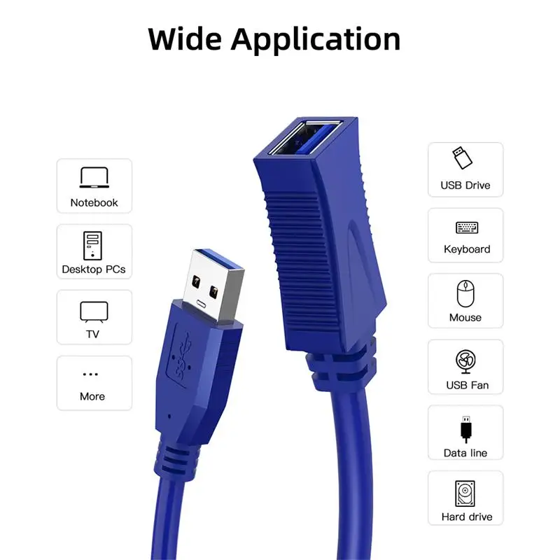 USB3.0 мужского и женского пола удлинитель Кабель высокого Скорость кабель для