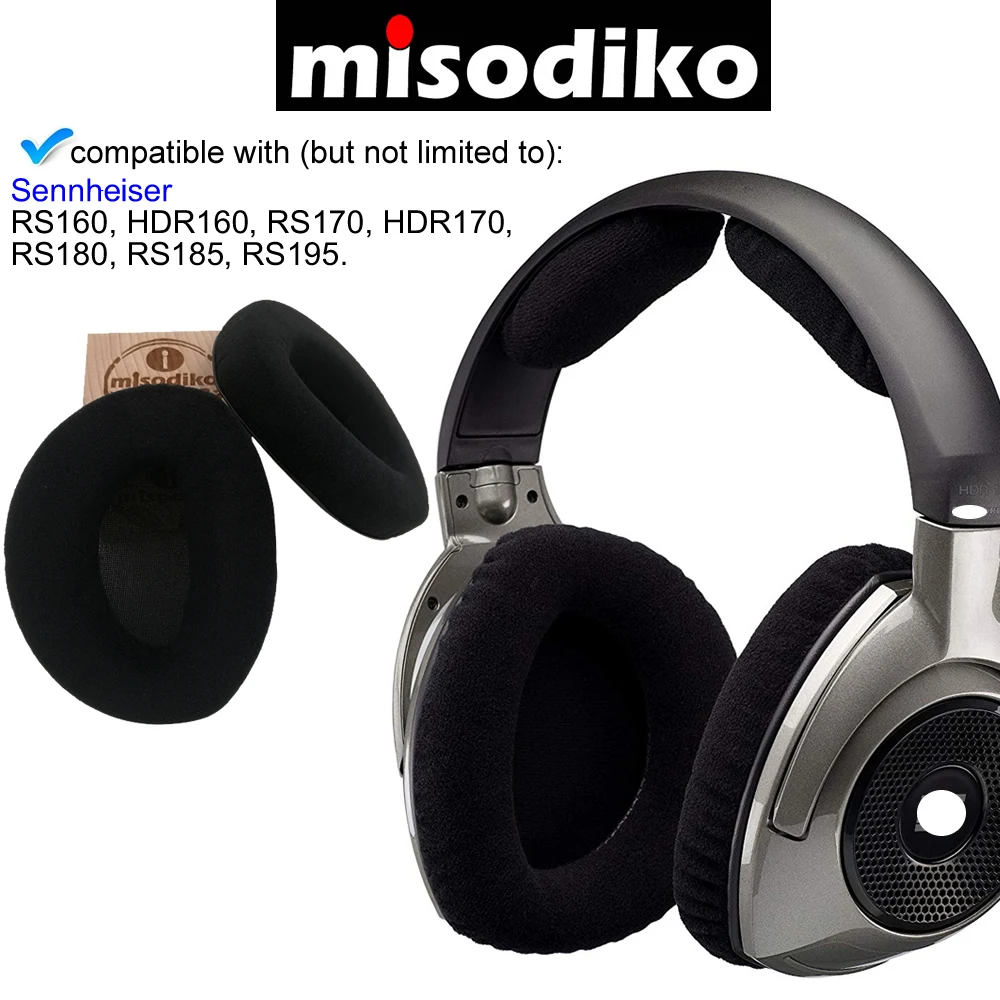 Сменные амбушюры misodiko для Sennheiser RS160 HDR160 RS170 HDR170 RS180 RS185 RS195|Аксессуары наушников| |