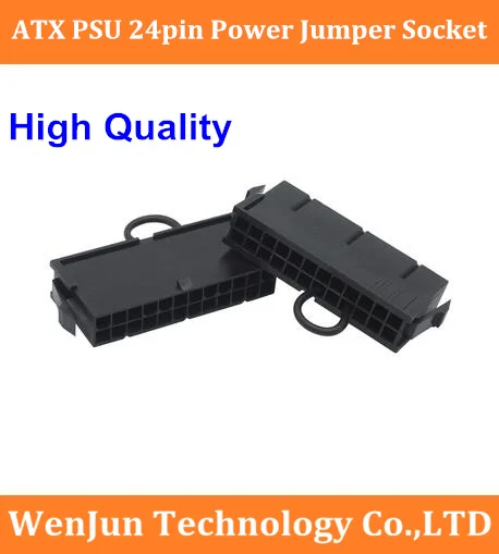 

Бесплатная доставка ATX PSU 24pin 24p Источник питания Jumper Starter jack адаптер Коннектор 24pin для майнинга сервера BTC