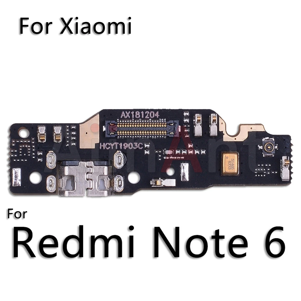 USB Дата зарядный порт зарядное устройство док-разъем гибкий кабель для Xiaomi mi Red mi Note 5 5A 6 7 Plus Pro Global Repair порты - Цвет: For Redmi Note 6