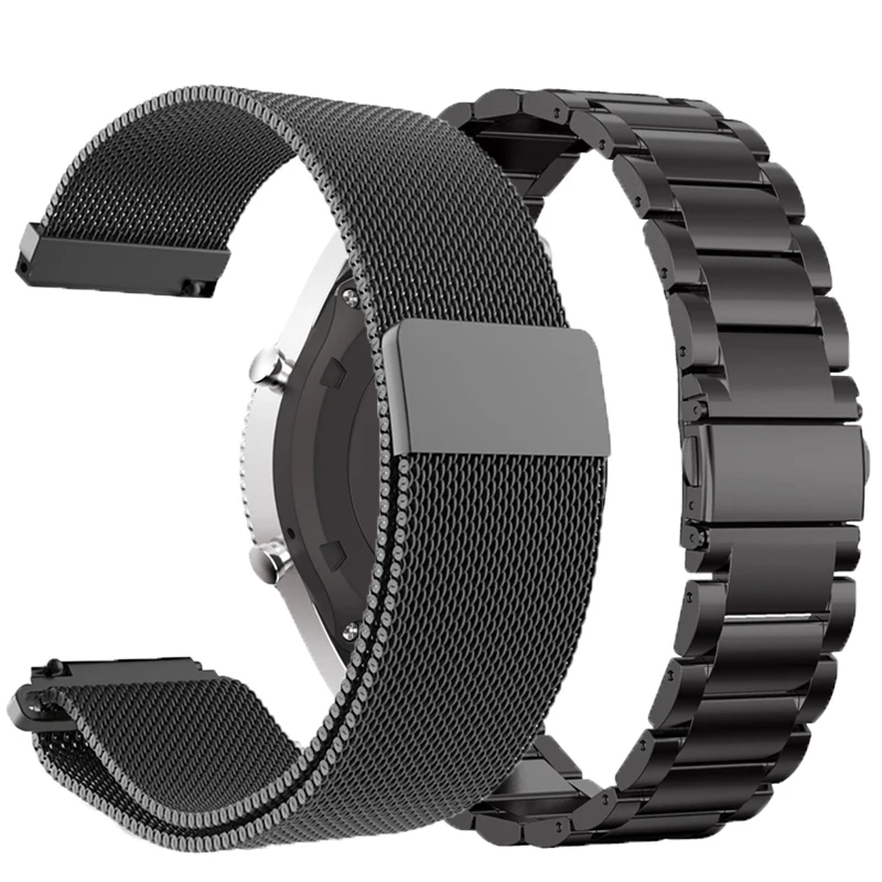 For-Xiaomi-Huami-Amazfit-Stratos-2-2S-Strap-For-amazfit-pace-bracelet-strap-Metal-22mm-Watchband