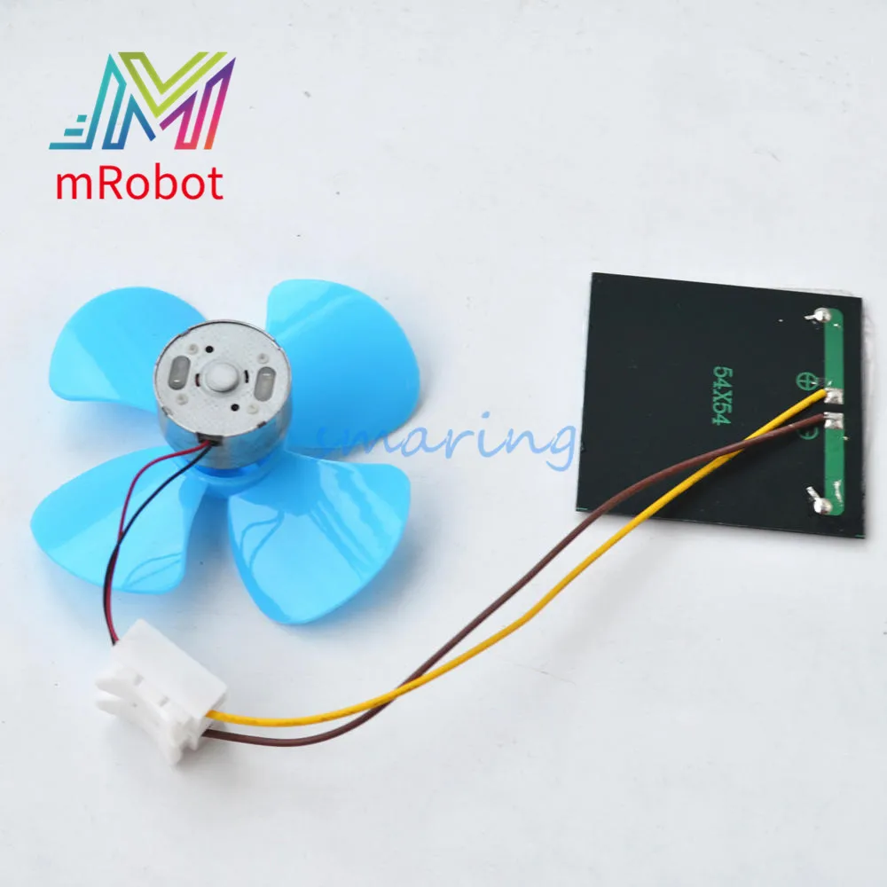 2 шт солнечный тест люкс DIY вентилятор обучения для детей части технической