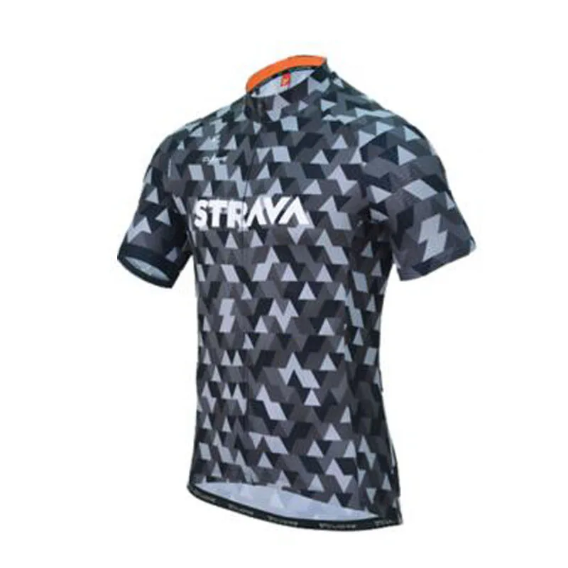 Ropa Ciclismo триатлон Мужская велосипедная Джерси с коротким рукавом рубашки Pro team Strava летняя быстросохнущая одежда для велоспорта