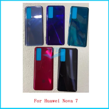

10PCS Back Cover Battery Case Rear Housing Cover For Huawei Nova 7 Battery Back Cover Door Rear Cover